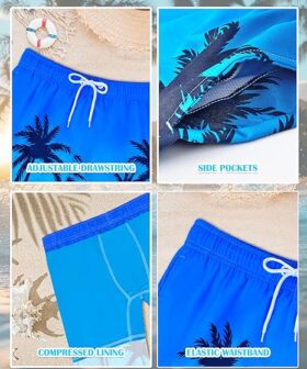 Boys Toddler Swim Trunks Quick Dry Beach Shorts Swimwear