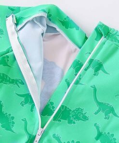 Cute Cartoon Print Toddler Boys Swimwear One Piece UPF 50+