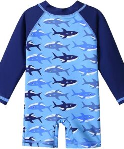 Kids Boys Long Sleeve Rash Guard