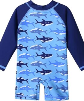 Kids Boys Long Sleeve Rash Guard
