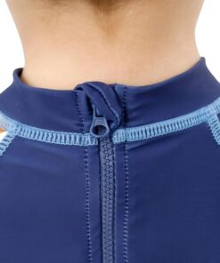 Kids Boys One Piece Rash Guard Swimwear Short Sleeve Sun