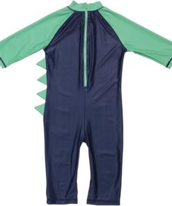 Kids Boys Rash Guard Swimsuit One Piece Short Sleeve Sun