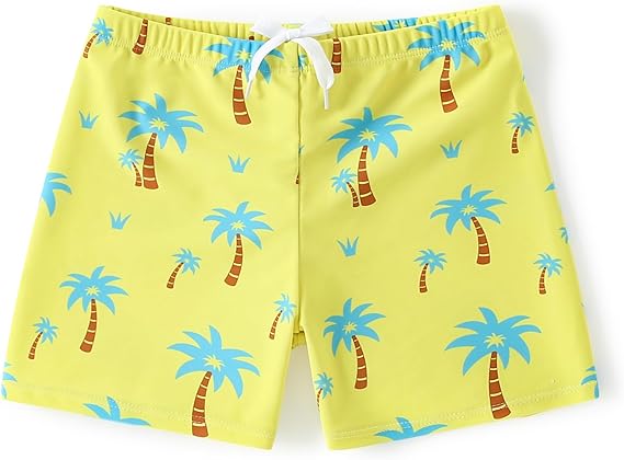 Kids Boys Swim Shorts with Compression Liner for Pool Beach