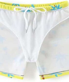 Kids Boys Swim Shorts with Compression Liner for Pool Beach