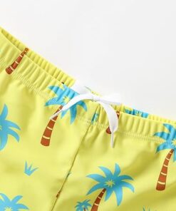 Kids Boys Swim Shorts with Compression Liner for Pool Beach