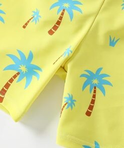 Kids Boys Swim Shorts with Compression Liner for Pool Beach