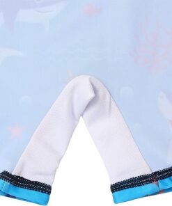 Kids One Piece Rash Guard Swimwear Long Sleeve Sun Protection