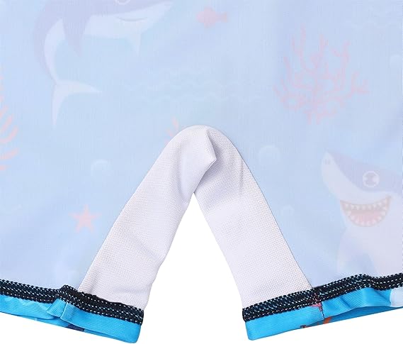 Kids One Piece Rash Guard Swimwear Long Sleeve Sun Protection