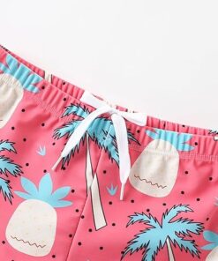 Lightweight Boys Swim Trunks Featuring Breathable Compression Liner