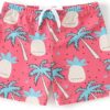 Lightweight Boys Swim Trunks Featuring Breathable Compression Liner