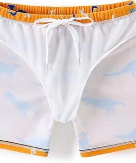 Soft Lined Boys Swim Trunks for Toddlers Kids Summer