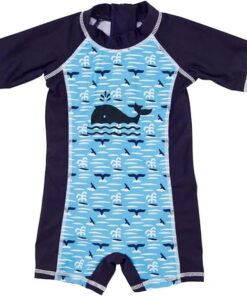 Stylish Toddler Boys Swimwear One Piece with Lovely Cartoon Design