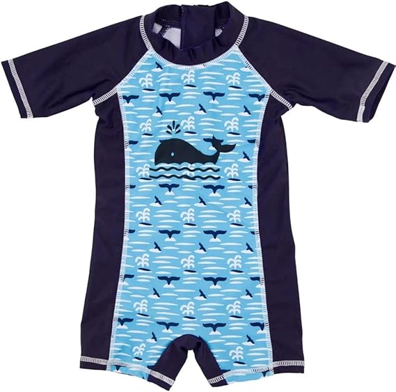 Stylish Toddler Boys Swimwear One Piece with Lovely Cartoon Design