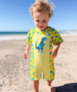 Toddler Baby Boys' Bathing Suit with Cartoon Prints UPF 50+