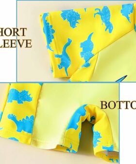 Toddler Baby Boys' Bathing Suit with Cartoon Prints UPF 50+
