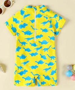 Toddler Baby Boys' Bathing Suit with Cartoon Prints UPF 50+