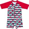 Toddler Baby Boys One Piece Swimwear with UPF 50+ Protection