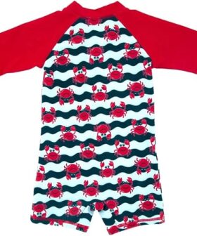 Toddler Baby Boys One Piece Swimwear with UPF 50+ Protection