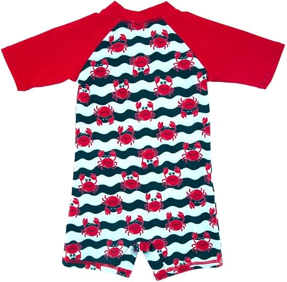 Toddler Baby Boys One Piece Swimwear with UPF 50+ Protection