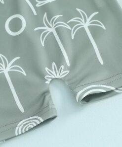 Toddler Boys' One Piece Bathing Suit with Cartoon Prints UPF