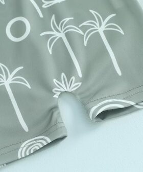 Toddler Boys' One Piece Bathing Suit with Cartoon Prints UPF