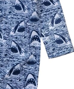 Toddler Boys' Swimsuit One Piece with UPF 50+ and Cartoons