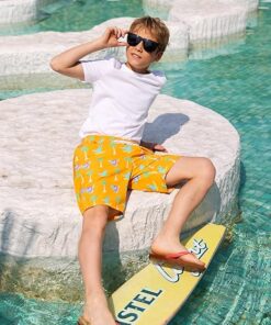 Toddler Swim Trunks with Compression Liner Quick Dry