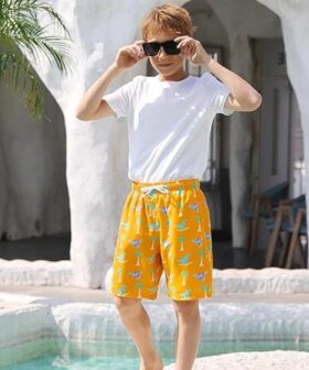 Toddler Swim Trunks with Compression Liner Quick Dry