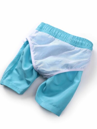 Sustainable swim trunks made from recycled fabric for eco brands