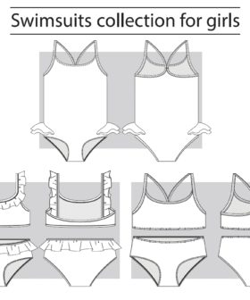 Style and design customization swimsuit for private label swimwear brands