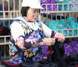 on-site quality supervision during swimwear manufacturing