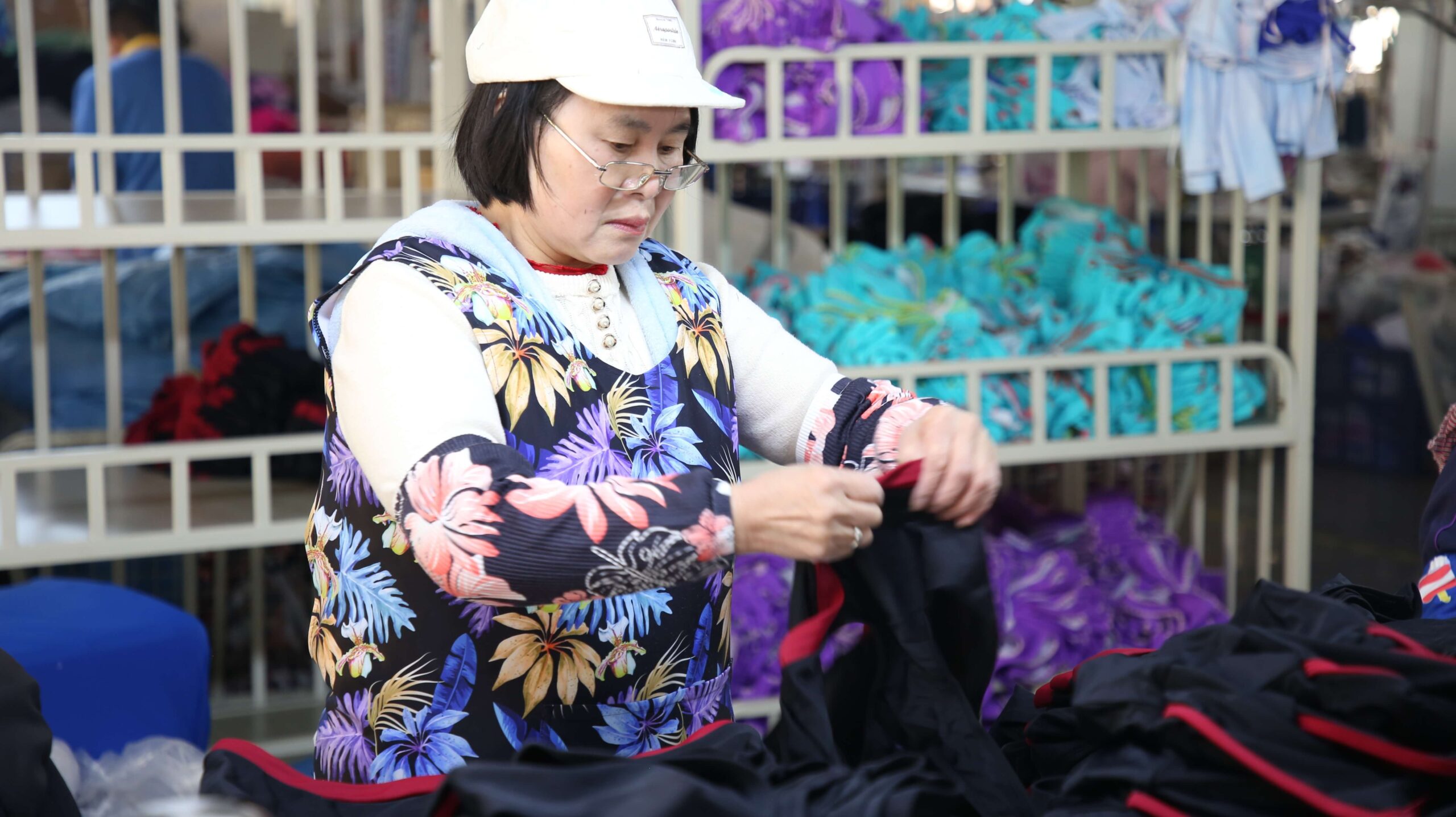 quality inspection during private label swimwear manufacturing