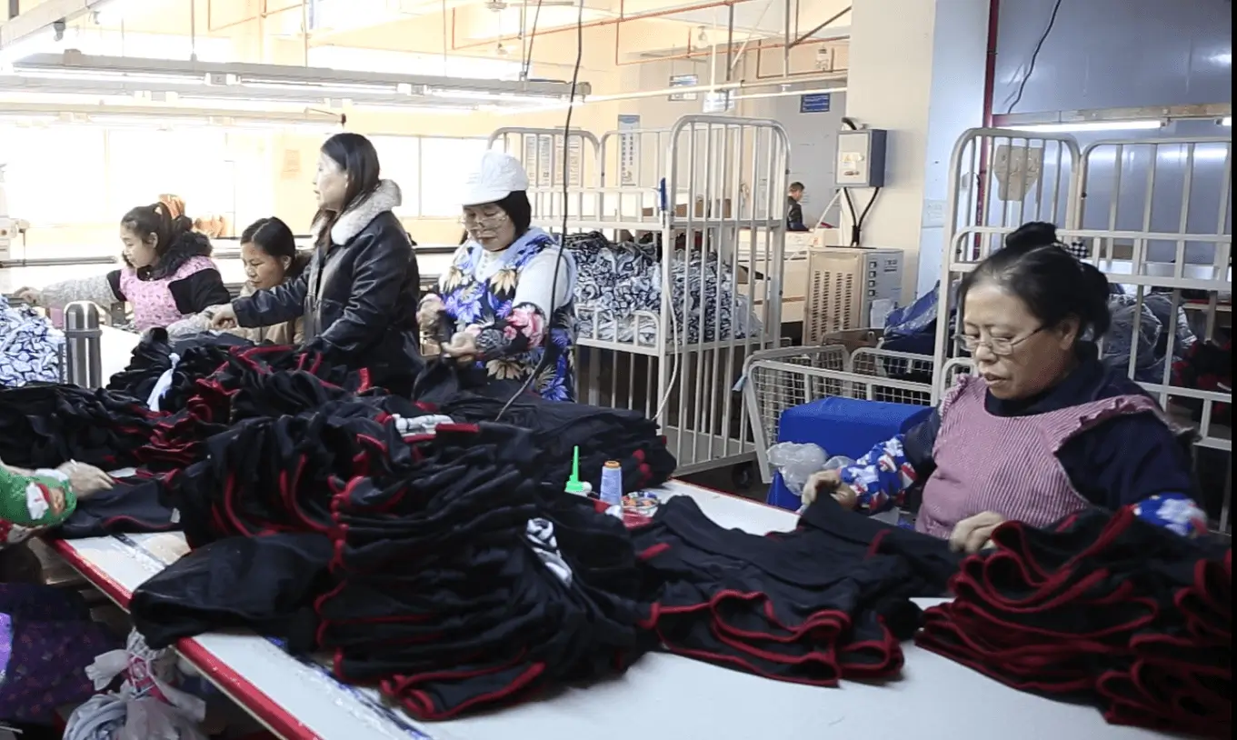 Swimwear factory team collaboration office OEM project management