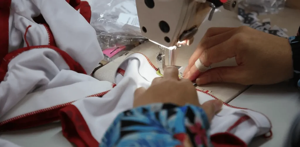 Swimwear Flat Sewing | Precision Stitching Process