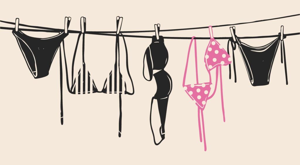 Custom bikini manufacturing process from design to production