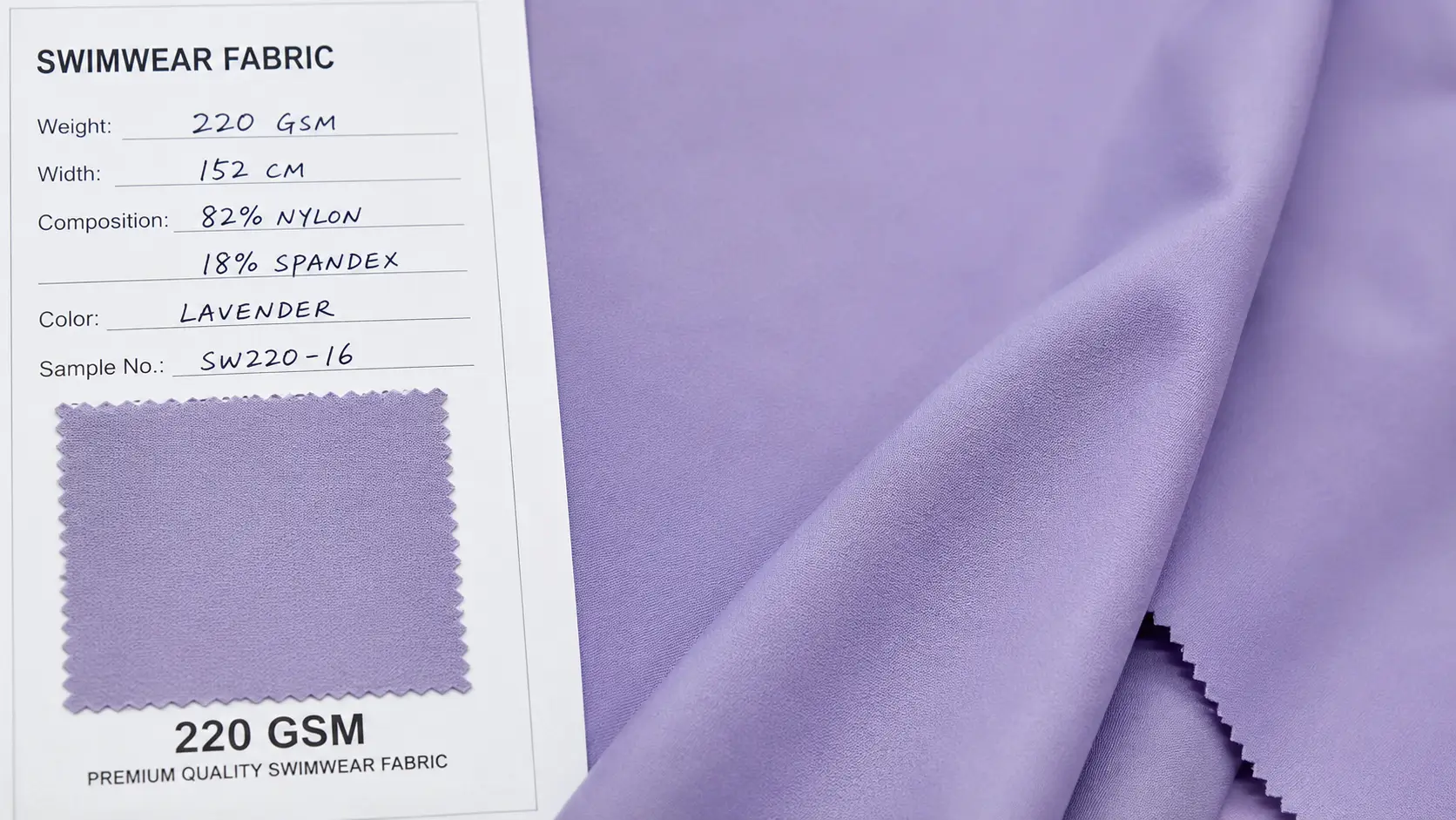 220 GSM premium swimwear fabric for bikini manufacturing