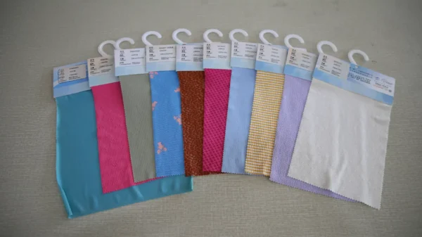 Sustainable swimwear materials selected for eco-friendly brands